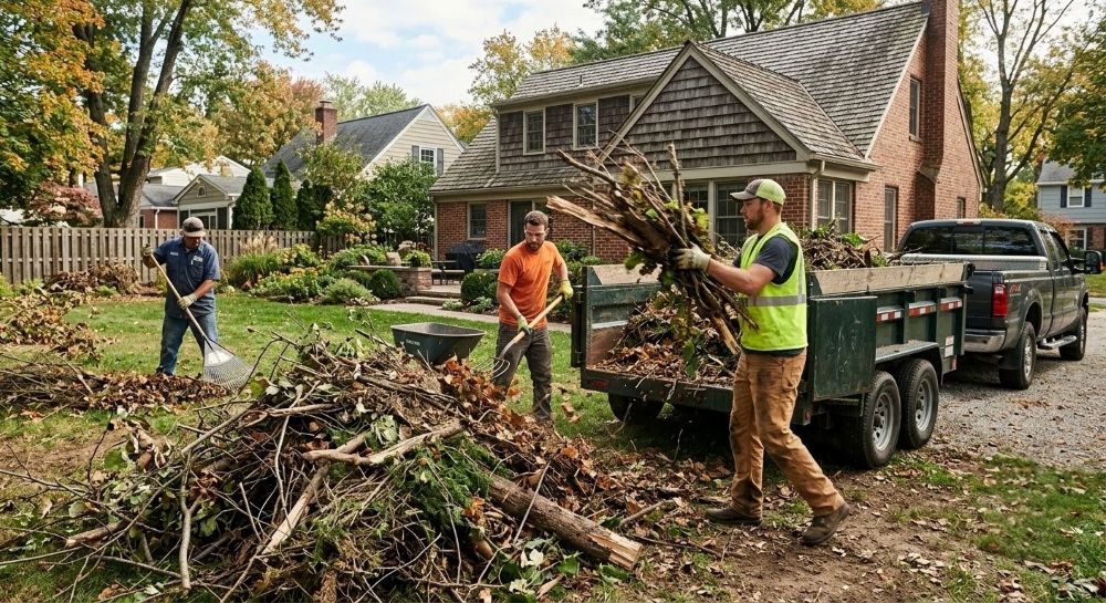 Yard removal debris